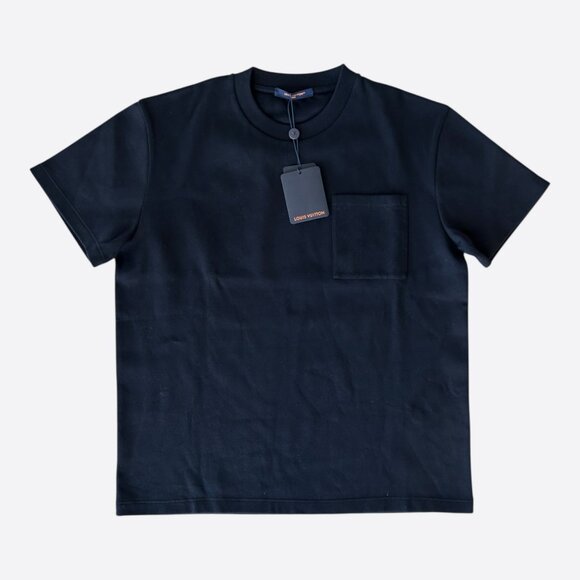 Louis Vuitton Black Monogram Pocket T-Shirt